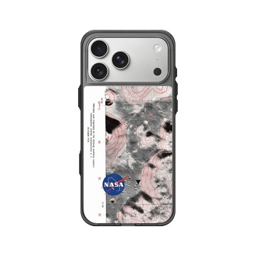iPhone 17 Pro Max Clear (相機按鈕) 酷墨灰 - NASA - 阿波羅17號著陸點