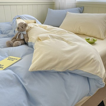 春天床上純棉四件套100%全棉床單被套床笠宿舍三件套四季通用床品