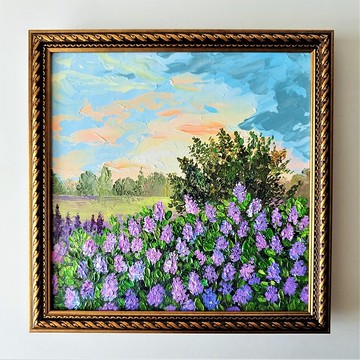 風景壓克力畫藝術|厚塗藝術品和牆壁裝飾