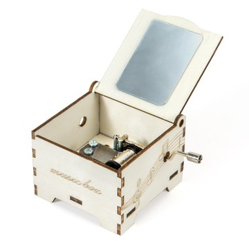 「雙優教具」科學實驗diy手搖音樂盒八音盒幼兒小學生手工禮物steam科技小製作