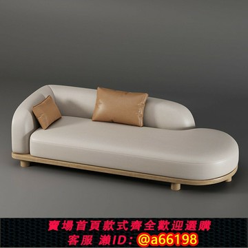 【台灣公司 可開發票】意式輕奢布藝貴妃椅沙發輕奢臥室小戶型躺椅懶人榻奶油風高級感