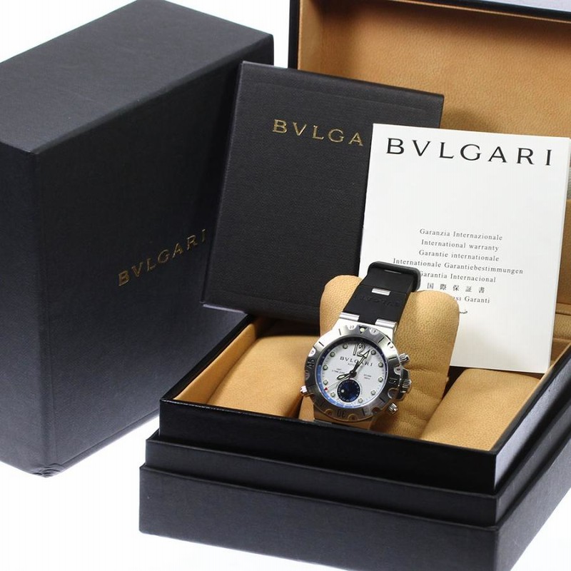 ☆箱・保証書付き【BVLGARI】ブルガリ ディアゴノ スクーバ SD38S 自動 