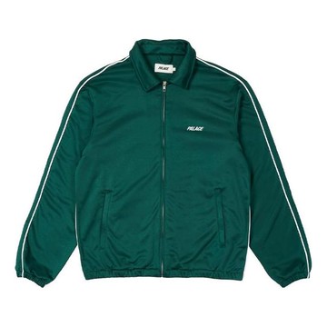 PALACE SS21 Relax Track Top Green Alphabet Logo Printing Zipper Jacket