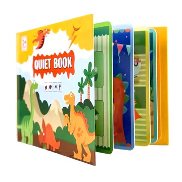 Quiet Book 安靜書  3歲以上兒童適用  恐龍世界
