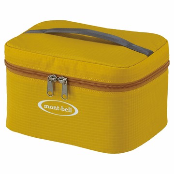 【【蘋果戶外】】mont-bell 1124239 保冷箱 Cooler Box【4L】保冰袋 13×21×15cm 便當袋 保溫袋H 日落橙 (SSOG) 海軍藍 (NV) 芥末黃 (MST)