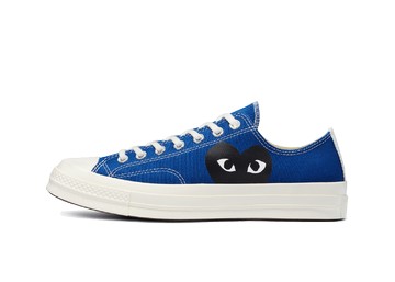 CHUCK TAYLOR ALL-STAR 70S LOW COMME DES GARCONS PLAY BLUE QUART