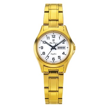 Olym-Pianus奧柏 優雅經典日曜女腕錶 56631LK 白面數字