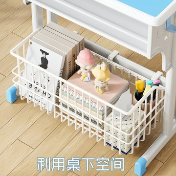 學生課桌下掛籃收納置物架學校書桌收納神器教室書架放書包收納筐ws7251