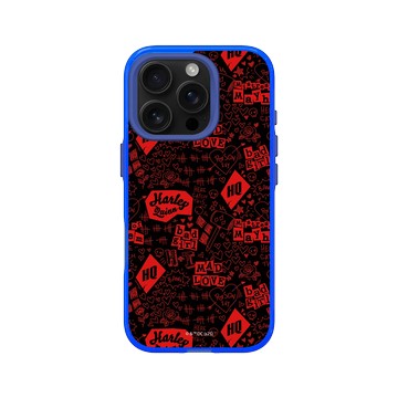 iPhone 16 Pro Clear 激光藍 - Batman 蝙蝠俠 - 小丑女圖騰