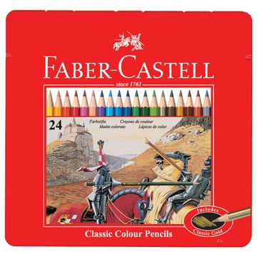 【龍品文創】輝柏 Faber-Castell   24色油性色鉛筆115845