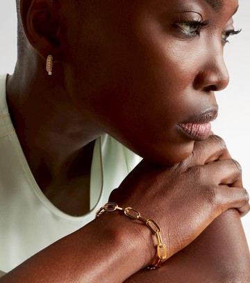 Bucherer Fine Jewellery Link 18kt gold chain bracelet