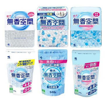 日本 小林製藥 無香空間 室內芳香劑 無香/微香 本體630g罐裝 補充包648g 寵物用470g/710g 除臭劑