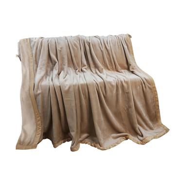 INDIAN 印地安 閃爍光感絲絨毯  150 x 200cm  可可