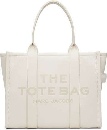 Marc Jacobs 灰白色 The Leather Large 托特包