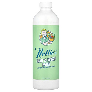 Nellie's, 果蔬清洗液，16 液量盎司（474 毫升）
