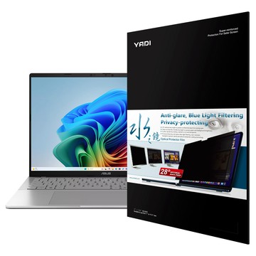 YADI 亞第 插卡隱貼 16:10 水之鏡防窺片 ASUS Vivobook S16 S3607CA 專用 PF4PPB-W160  透明  1片