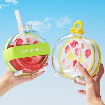 臺灣出貨🔥COOL冰格冰塊家用模具食品級按壓水壺製冰神器冰箱吸管自製