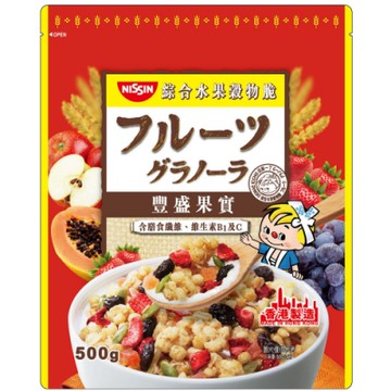 日清 豐盛果實綜合水果穀物脆(500g)