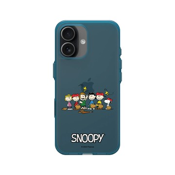 iPhone 17 Clear (相機按鈕) 夜幕藍 - 史努比 Snoopy - 一起打棒球！