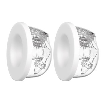 YOUHA 優合 優捷Express Cups Plus 雙邊免手持真空集乳杯2件組 28mm 解放雙手輕鬆集乳  1組  透明色