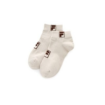 FILA 基本款棉質踝襪-卡其 SCA-1000-KK