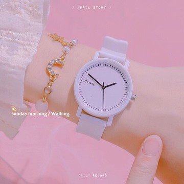 果凍手表女夏ins風小眾設計簡約日系少女孩初高中學生年新款