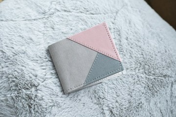 【環保永續】 集色 patchwork 系列 短銀包*升級版*  皮夾