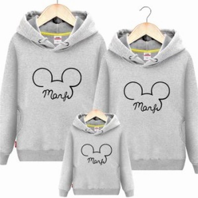 Disney 10colors ディズニー ミッキー パーカートレーナー 親子ペア Mickey 厚手 裏起毛 スウェット トップス フード付き 親 通販 Lineポイント最大get Lineショッピング