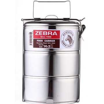 ZEBRA 斑馬304不鏽鋼多層飯盒【大正餐具批發】3層便當盒 5層便當盒 鐵飯盒 餐盒《出清專區》