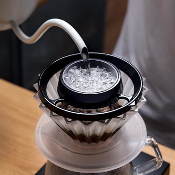 手沖咖啡花灑滴水器新手輔助DIY手沖神器均勻滴濾透明咖啡滴水盤