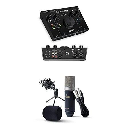 M-Audio AIR 192|8 ＆ Marantz Pro MPM1000 2-In 4-Out USB Audio   MIDI Interface with Recording ＆ XLR Condenser Microphone with Shockmount and Stand