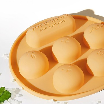 台現免運💛自嘲熊硅膠冰格模具家用製冰盒儲冰盒製冰模具卡通形冰塊神器 夏季必備解暑清涼冰塊模具