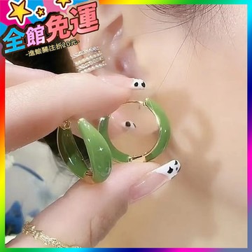 🌸台灣出貨🌸 新款銀針耳扣圈圈高檔耳環女輕奢氣質百搭高級感網紅爆款簡約耳飾 🥇滿額免運🥇X370-11-A