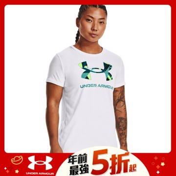 【UNDER ARMOUR】UA 女 TRAINING GRAPHIC 短T-Shirt-優惠商品