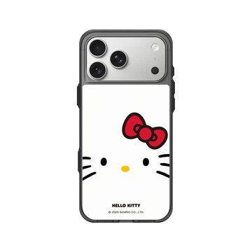 iPhone 17 Pro Max Clear (相機按鈕) 酷墨灰 - 三麗鷗-Hello Kitty - 大臉Hello Kitty