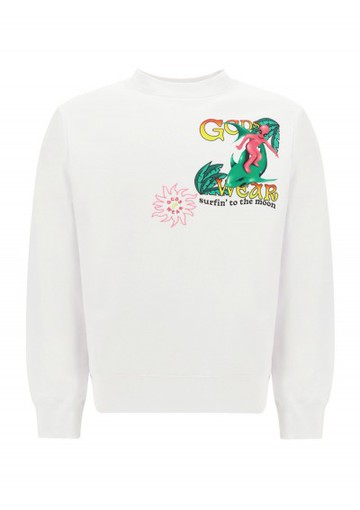 Gcds - Wirdo Sweatshirt - Mens - White