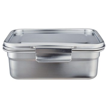 PLUS PERFECT 理想 極緻316不銹鋼保鮮盒  不鏽鋼 銀色  1個