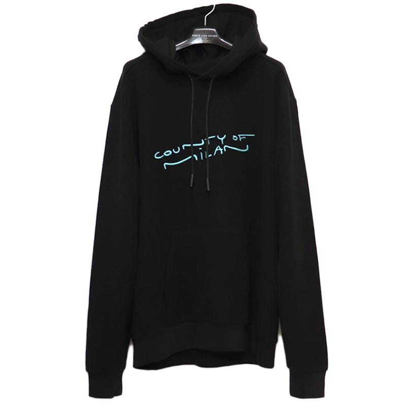 MARCELO BURLON COUNTY SCRIPT INSIDE OUT HOODIE マルセロバーロン