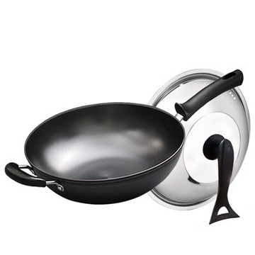 鑄鐵鍋炒鍋鍋具-南部鐵器經久耐用無塗層不生鏽家常菜炒鍋68aa1【獨家進口】【米蘭精品】