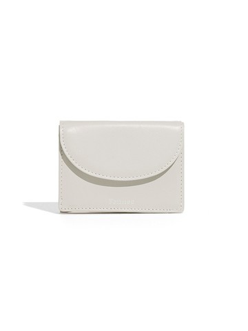 Halfmoon Mini Wallet_Ecru