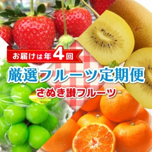 年内発送 さぬき市厳選フルーツ定期便（年4回） フルーツ 定期便 4回 厳選 フルーツ 定期便 いちご フルーツ 定期便 キウイ フルーツ 定期便 みかん フルーツ 定期便 シャインマスカット フルーツ 定期便 4種類 フルーツ 定期便 果物 フルーツ 定期便 くだもの フルーツ 定期便 お取り寄せ フルーツ 定期便 ギフト フルーツ 定期便 香川県 フルーツ 定期便 さぬき市 フルーツ 定期便