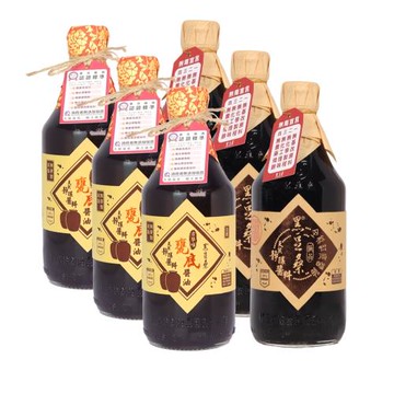 黑豆桑 天然手工醬油超值6件組 (內容:甕底醬油550ml*3 + 缸底醬油550ml*3)