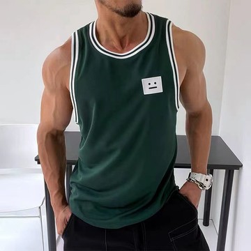【夏季】速幹背心坦克男 無袖T恤健身肌肉男 健身球衣坎肩 籃球服男裝