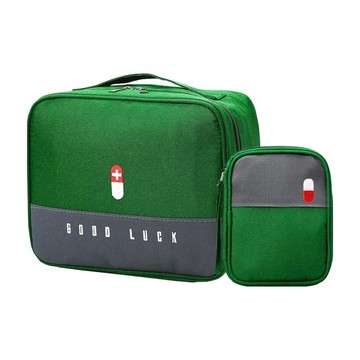 COMET 多功能醫藥收納包 Set 耐磨防刮面料 雙向拉鍊設計  1組