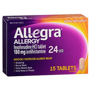 Allegra Adult 24 Hour Allergy Relief 15 tabs by Allegra