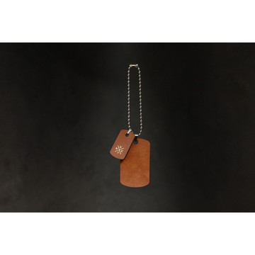 UNIC經典軍牌香氛掛飾/ 真皮行李吊牌/ 寵物防丟狗牌【可客製化】