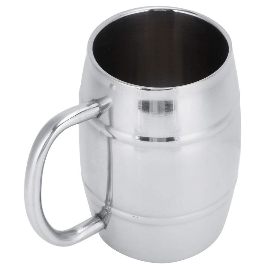 470ml 304 Double Layer Stainless Steel Beer Mug Outdoor Camping Tea Coffee