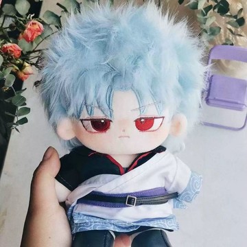 ❤️在臺好貨❤️爆款 銀魂 阪田銀時 屬性 棉花娃娃 銀之心 20cm 可愛 帥氣 玩偶 節日 禮物 送朋友