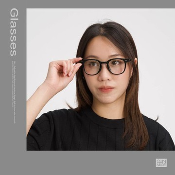 【CLIN】G003「隔日到貨」 方框眼鏡 附贈眼鏡盒 素顏必備！可配讀書 顯臉小 大框 高級感 黑框眼鏡 透明眼鏡