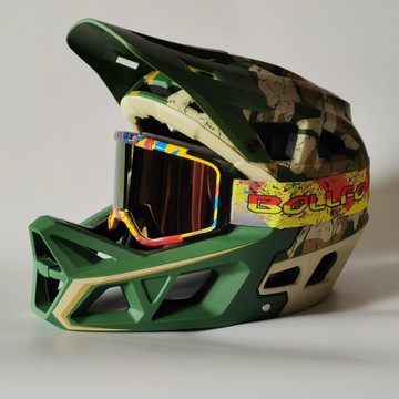 公司貨 最低价 MELBIKE 騎行頭盔山地車自行車全盔越野林道機車男女DH速降兒童